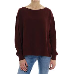 MAGLIA SCATOLINA BORDEAUX